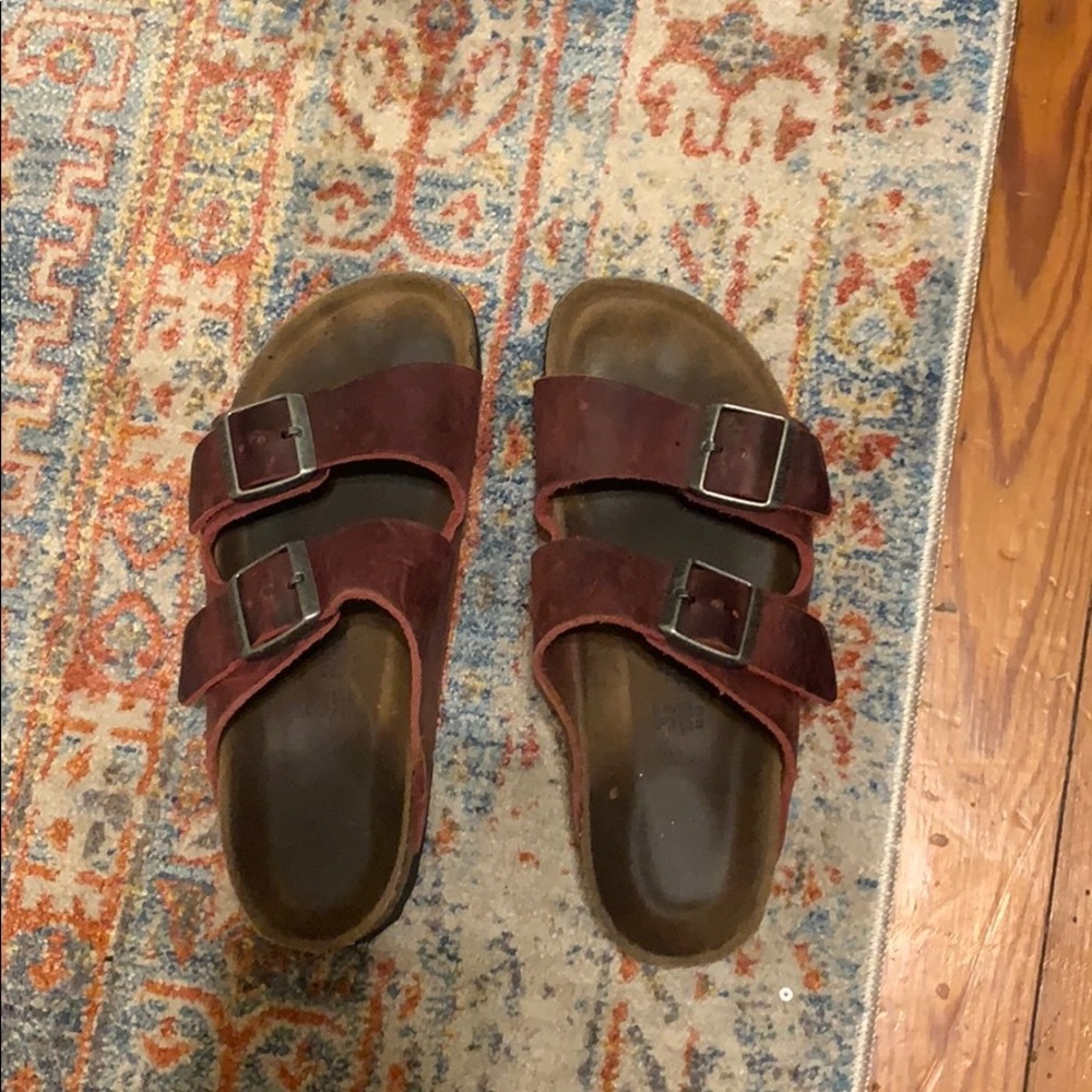 Red Birkenstock Size 37